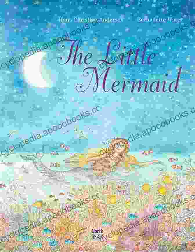 A Captivating Illustration From The Book 'The Little Mermaid' Depicting Ariel, The Mermaid Princess, Gazing Longingly Towards The Human World. Little Mermaid The The Hans Christian Andersen