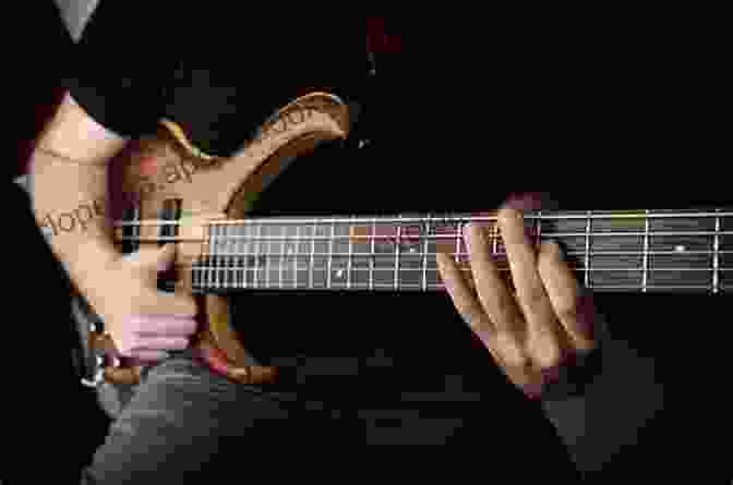 A Close Up Of A Bass Guitar Player's Slapping Technique Ultimate Slap Bass Beginner Level (Bass Guitar Techniques By Stuart Clayton 1)