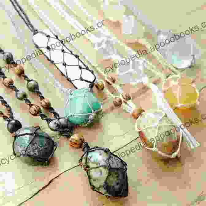 A Close Up Of A Complex Hemp Jewelry Piece Learn To Create With Hemp Cords Beads