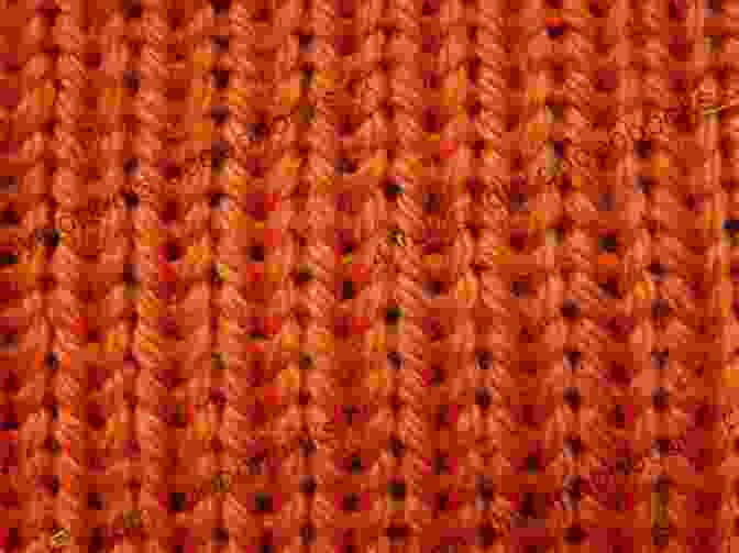 A Close Up Of A Knitted And Crocheted Fabric, Showcasing The Interweaving And Interknitting Techniques. Tunisian Crochet: The Look Of Knitting With The Ease Of Crocheting