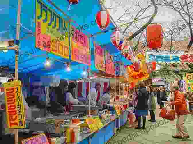 A Colorful Photograph Of A Bustling Japanese Market With Street Vendors And Traditional Japanese Food 55 Photographs Of Kyoto Jerome Sitko