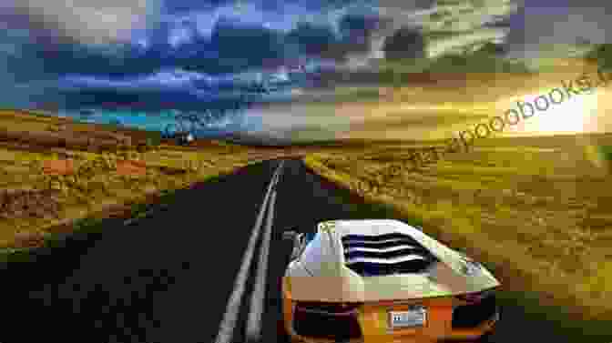 A Lamborghini Aventador Driving Down A Road LitRPG: Start With A Lamborghini: Urban Cheating Rich System Vol 2