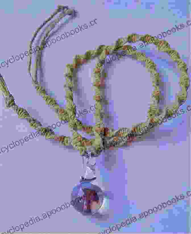 A Woman Adding A Clasp To A Hemp Necklace Learn To Create With Hemp Cords Beads