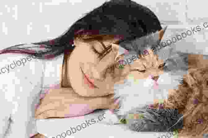 A Woman And Her Cat Cuddling Cat People Devapriya Roy