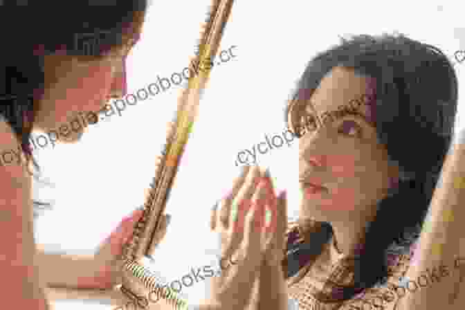 A Woman Staring Into A Mirror, Her Reflection Distorted And Unsettling I Close My Eyes (Closed 1)