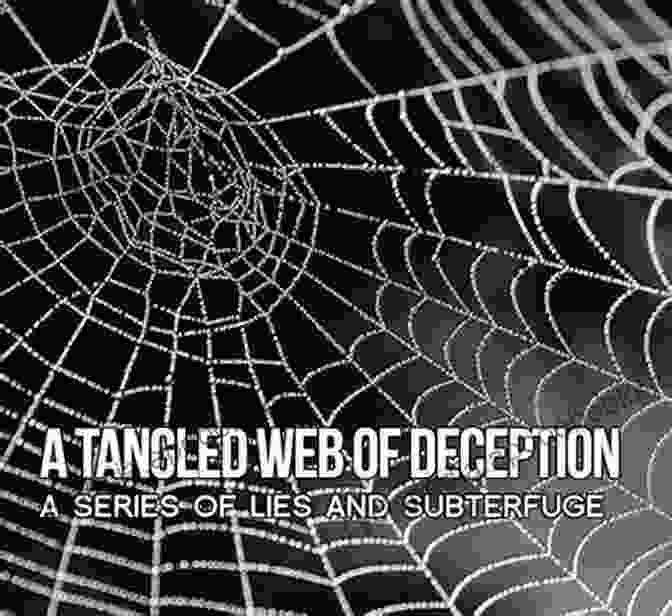 An Intricate Web Of Threads Representing The Tangled Web Of Intrigue And Deception Time Of Terror: A Novel (The Nathan Peake Novels 1)