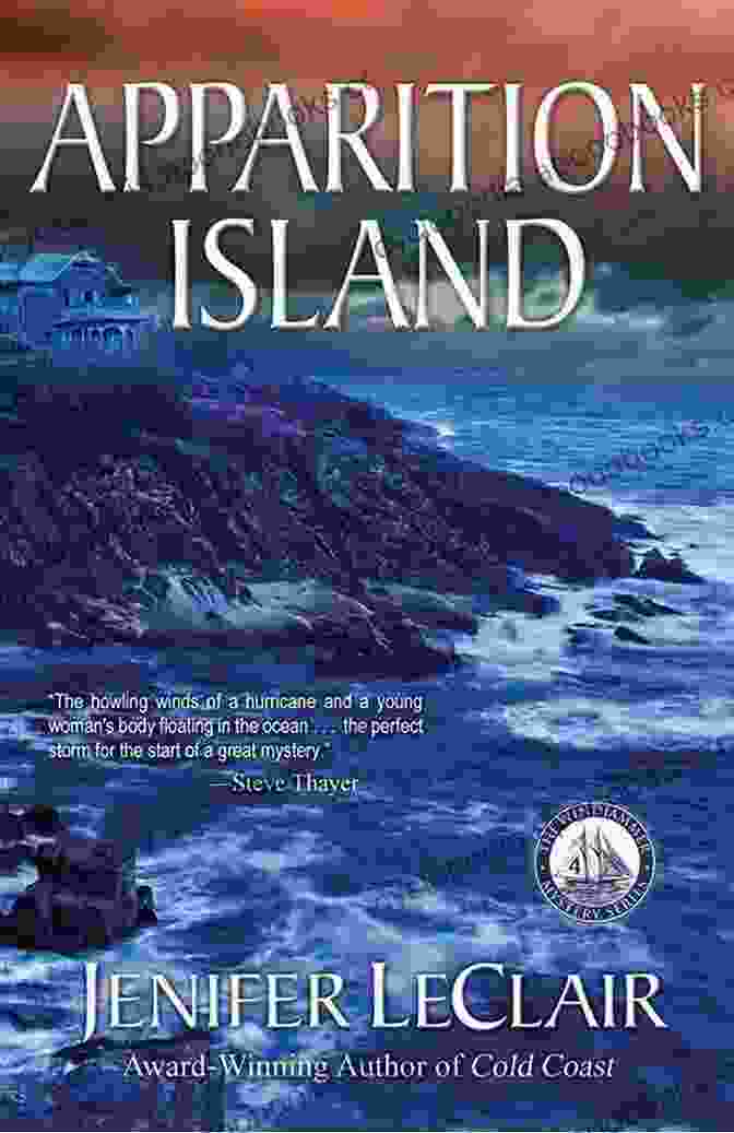 Book Cover Of 'Apparition Island Windjammer Mystery' Featuring A Windjammer Sailing Through Stormy Seas Apparition Island (Windjammer Mystery 4)