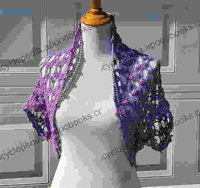 Cozy And Comfortable Crochet Open Lace Big Shawl Crochet Open Lace Big Shawl (The Crochet Works Of Maria Merlino 6)