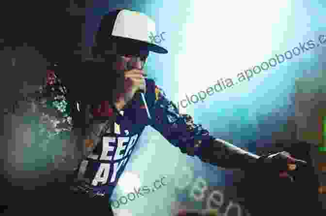 Image Of A Hip Hop Artist Performing On Stage With A Background Of Scientific Equations Hip Hop Goes Science Volume I (Extended Version)