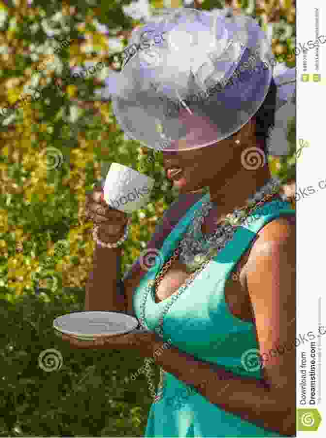 Image Of A Southern Belle In A Large, Elaborate Hat, Holding A Teacup And Saucer My Dear Friend Janet (Southern Belle Insults 1)