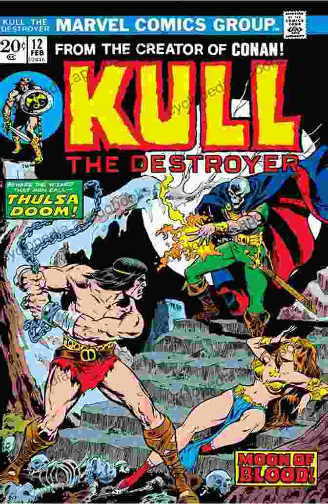 Kull The Destroyer Front Cover Of The First Issue, Featuring Kull Wielding His Battle Axe Kull The Destroyer (1973 1978) #14 (Kull The Conqueror (1971 1978))