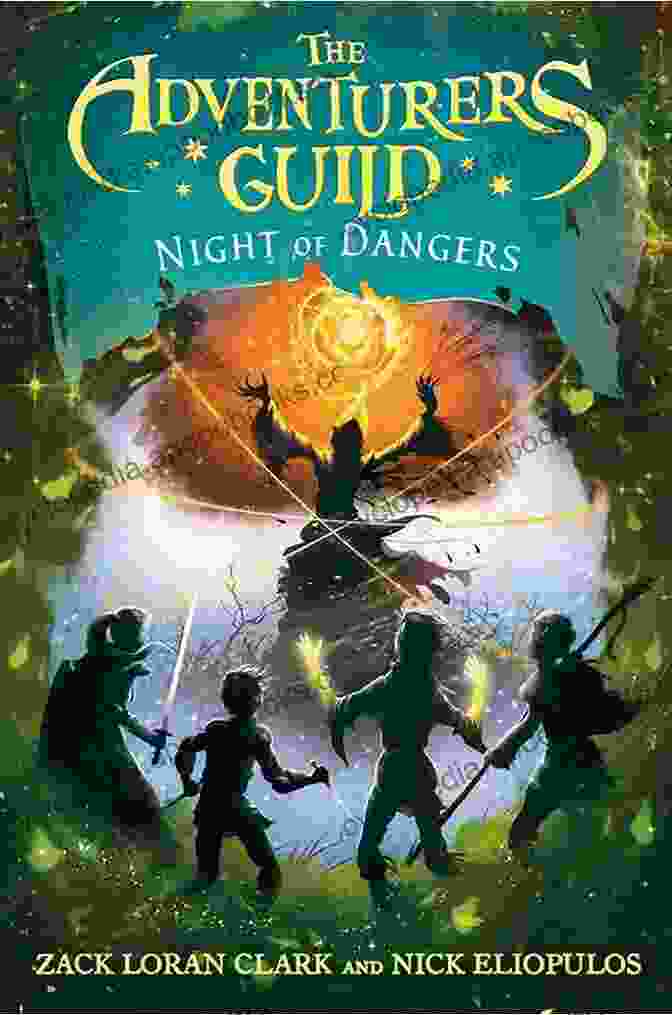 Nameless Dark Book Cover Featuring A Group Of Adventurers Standing In A Dark Forest, Their Faces Determined And Weapons Drawn. A Nameless Dark (The Nameless Dark 1)