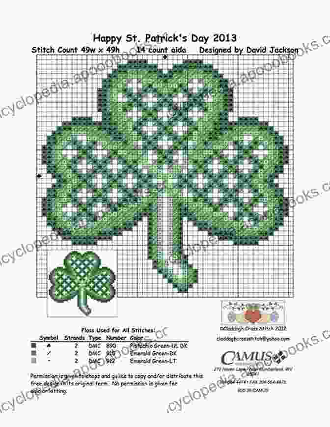 Shamrock Motif On An Irish Needlework Sampler Irish Needlework Samplers (Irish Historic Sources 4)