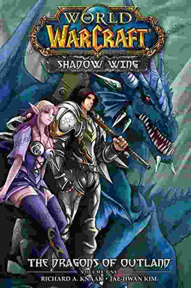 The Dragons Of Outland Preview Cover, Featuring A Group Of Adventurers Facing Off Against A Horde Of Dragons In A Breathtaking, Otherworldly Landscape. World Of Warcraft: Shadow Wing Vol 1: The Dragons Of Outland Preview