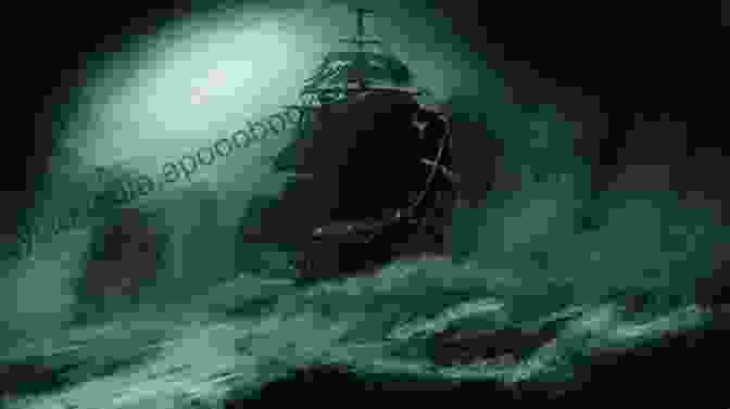 The Spectral Glow Of The Ghost Ship Against A Stormy Sea Ghost Ship (Sam Reilly 17)