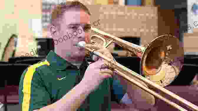 Trombonist Demonstrating Proper Embouchure Formation First Division Band Method Part 1 For Trombone: For The Development Of An Outstanding Band Program (First Division Band Course)