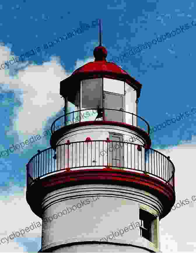 Vintage Photograph Of Huntington Harbor Lighthouse Keepers Tending To The Lantern Room Huntington Harbor Lighthouse (Images Of America)