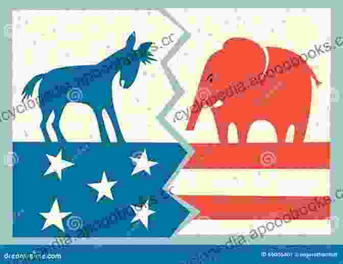 Visual Representation Of The Two Party System, With The Parties As Elephants And Donkeys Facing Each Other Two Tyrants: The Myth Of A Two Party Government And The Liberation Of The American Voter