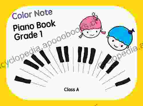 Color Note Piano Grade1 Class A: Music piano designed for children over 2 years of age